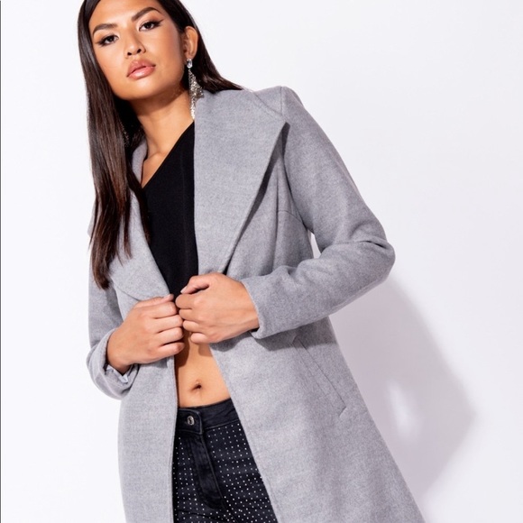 LAST ONE! Gray duster Coat - Picture 5 of 8